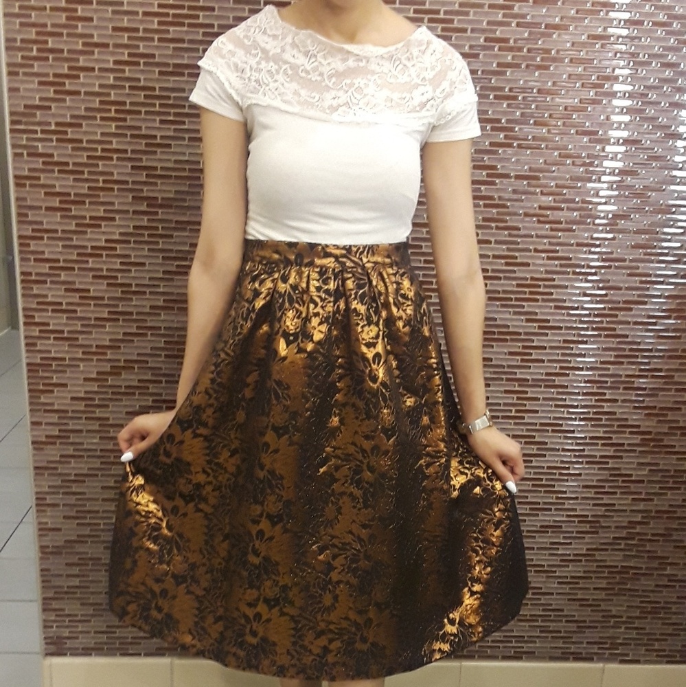 Floral Skater Skirt